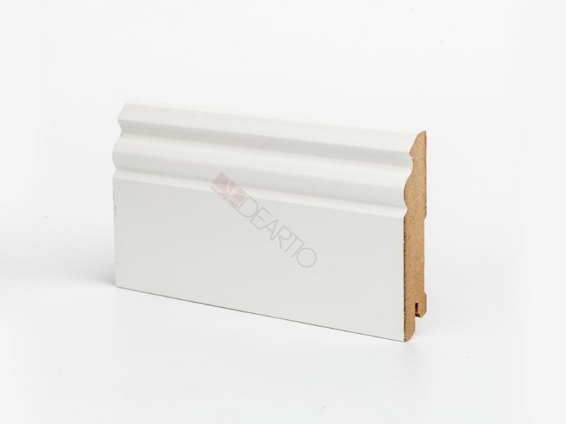 Плинтус МДФ Deartio/Деартио Белый  U 105-100 100х16х2050мм